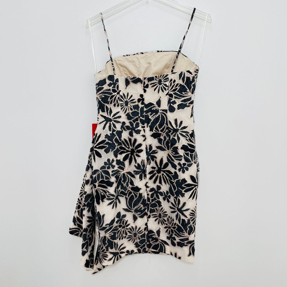 Carmen Marc Valvo Women's Dress 10 Sheath Midi Sleeveless Floral Cascade New - Picture 6 of 15